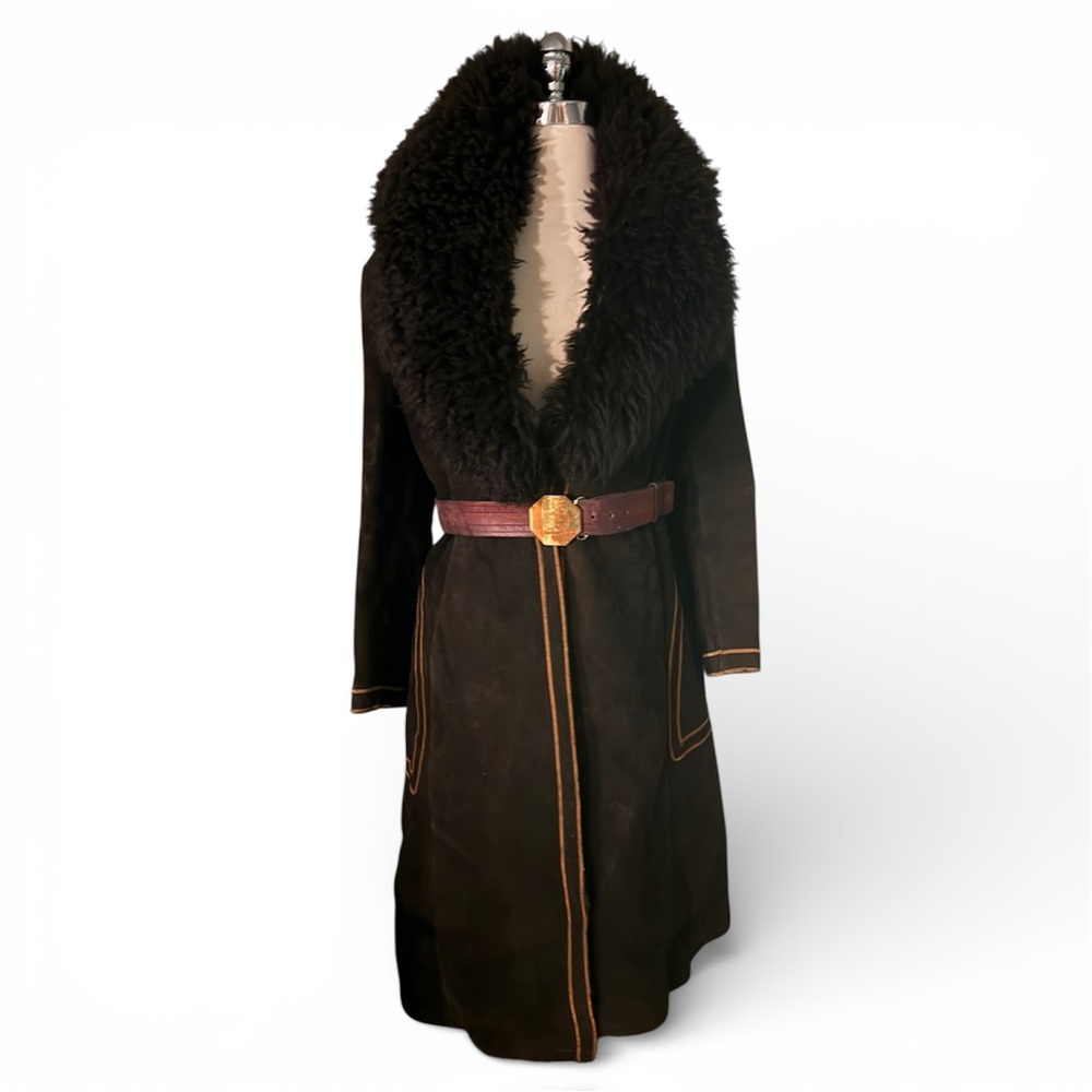 Vintage Leather Shearling Coat - Woodstock worthy!!!!!